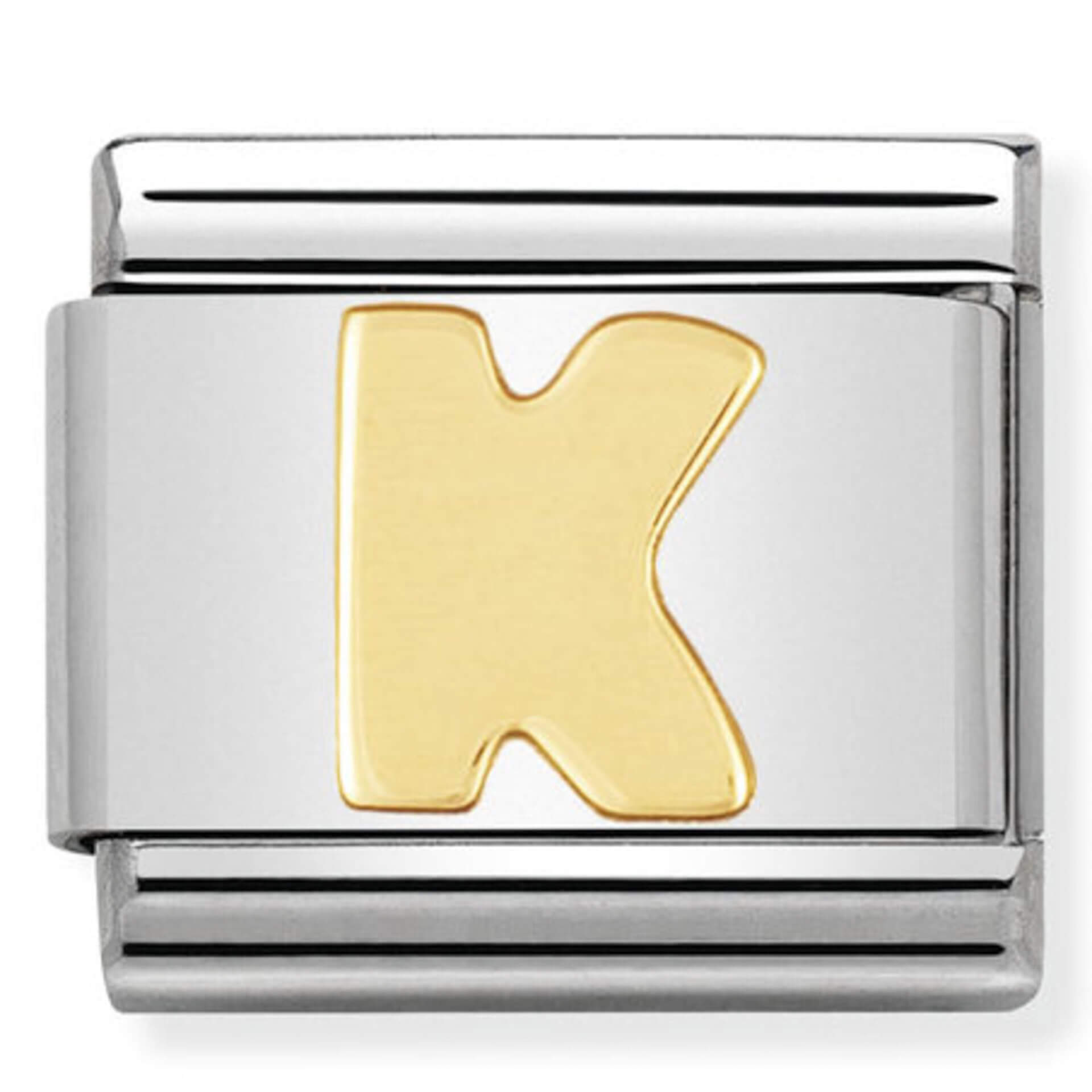 Nomination Gold Letter K