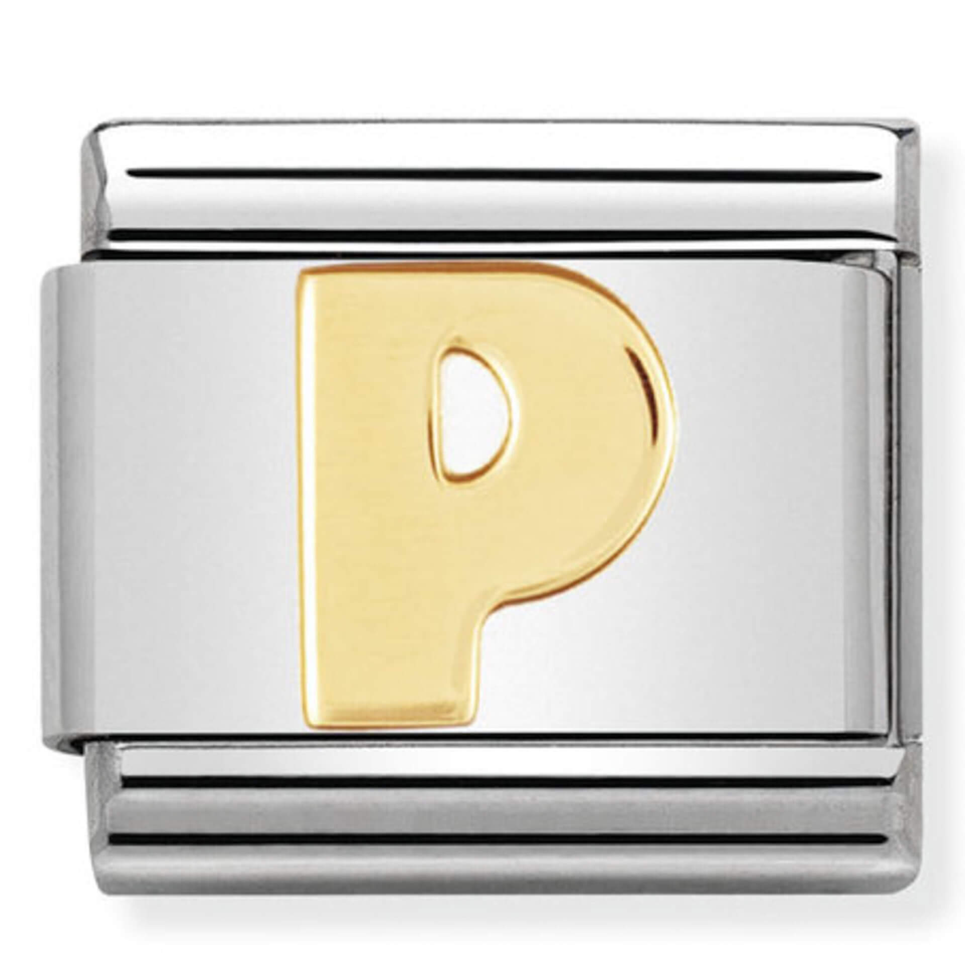 Nomination Gold Letter “P”