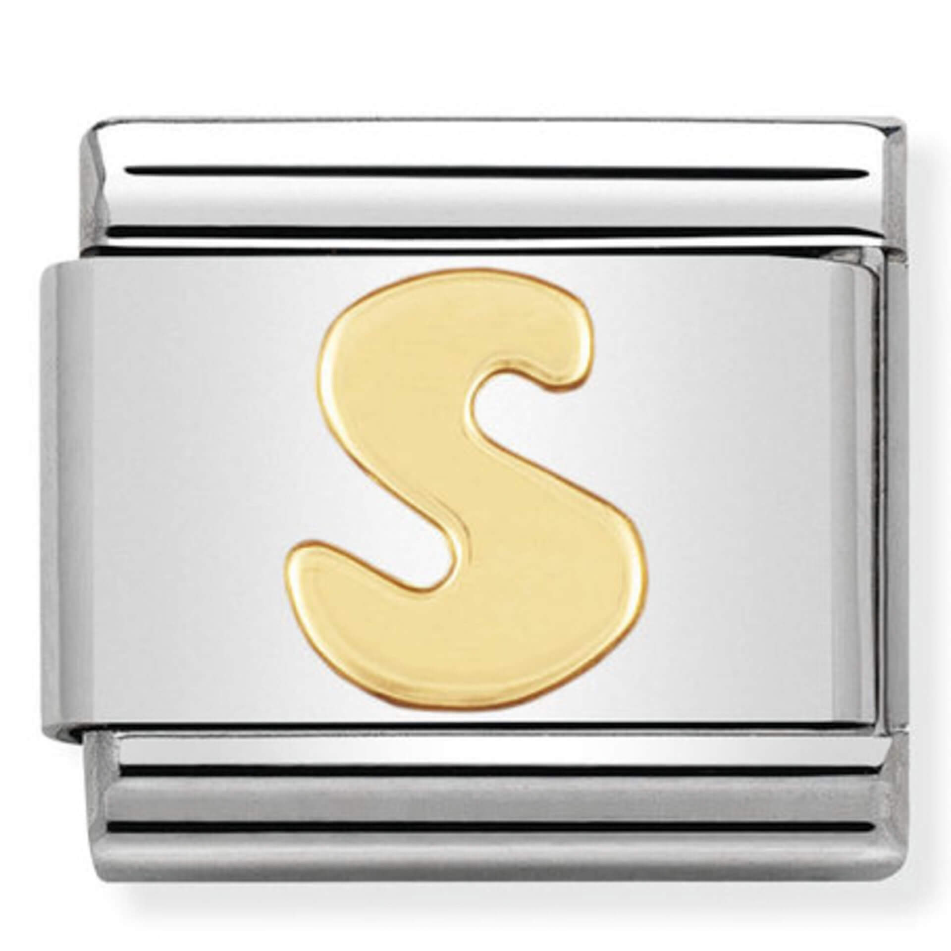 Nomination Gold Letter “S”