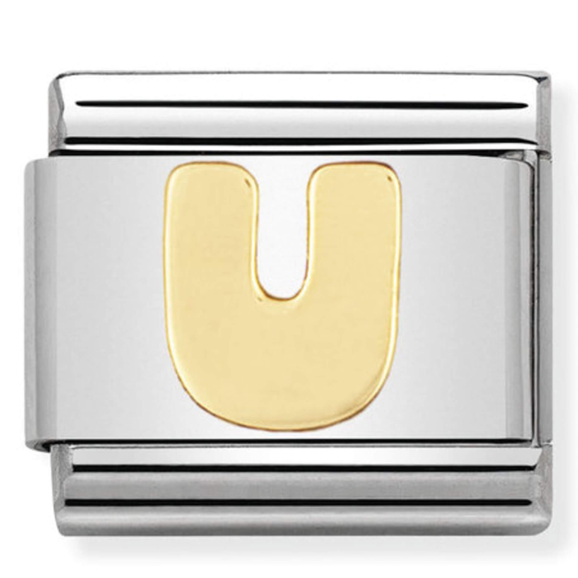 Nomination Gold Letter U