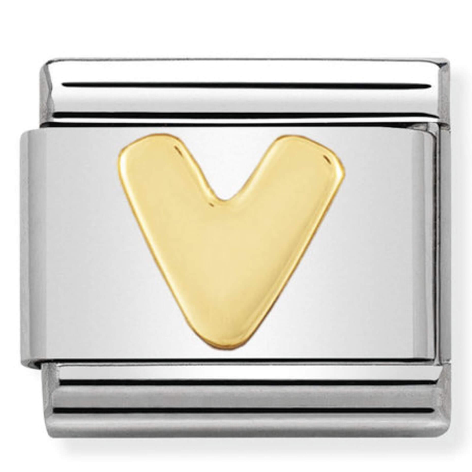 Nomination Gold Letter “V”