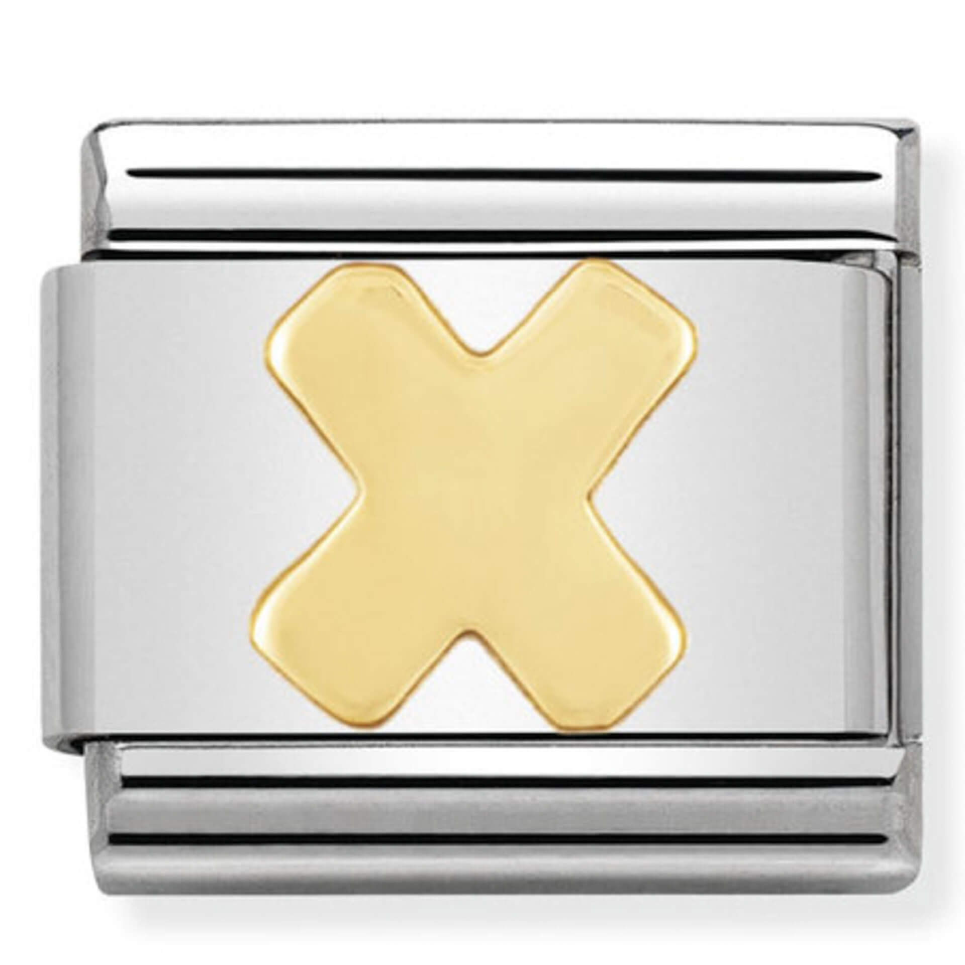 Nomination Gold Letter X