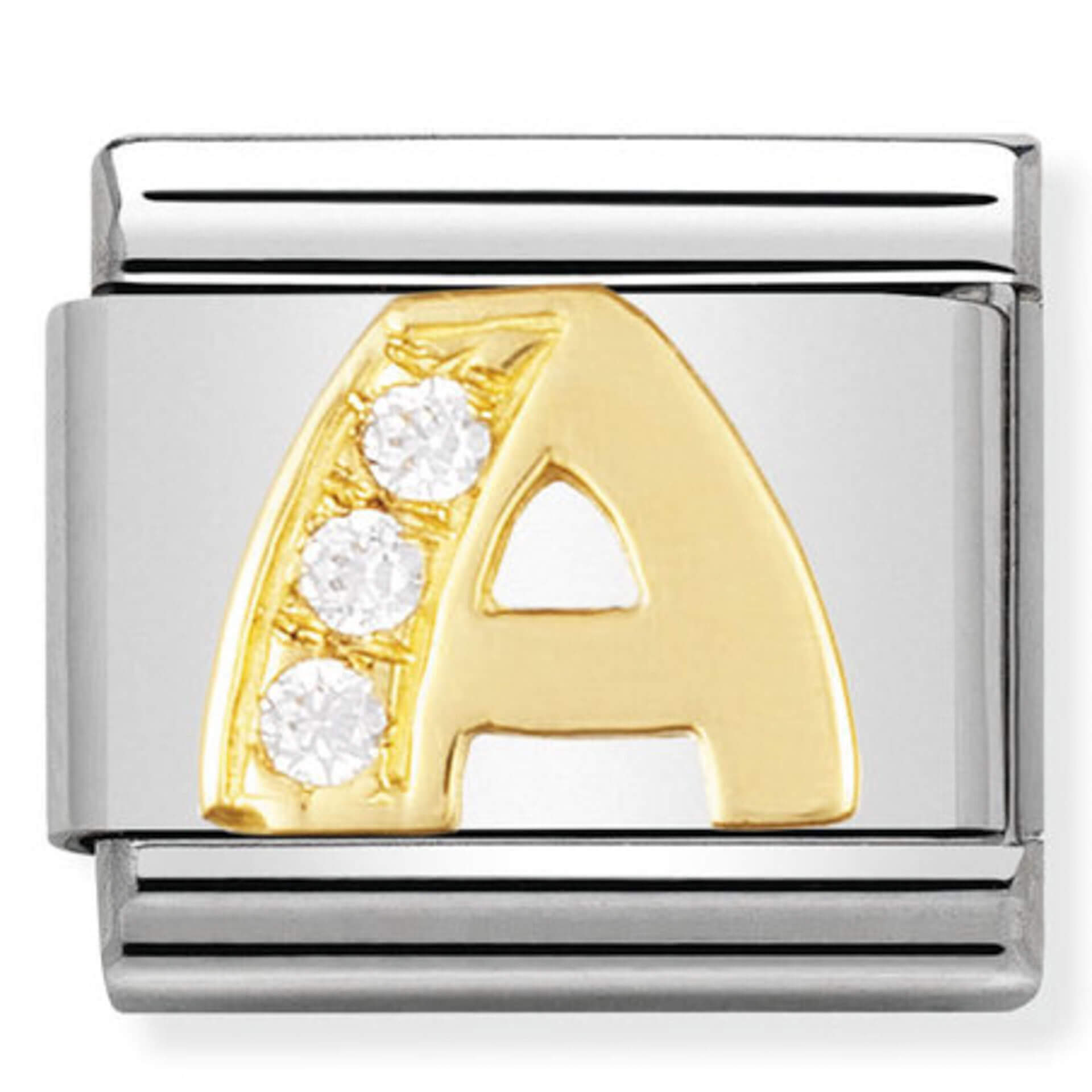 Nomination Gold Letter A