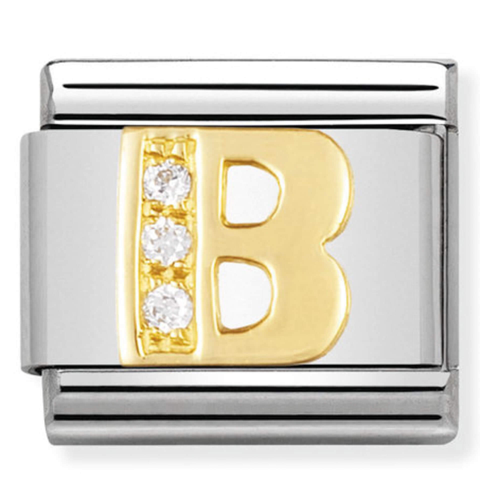 Nomination Gold Letter B