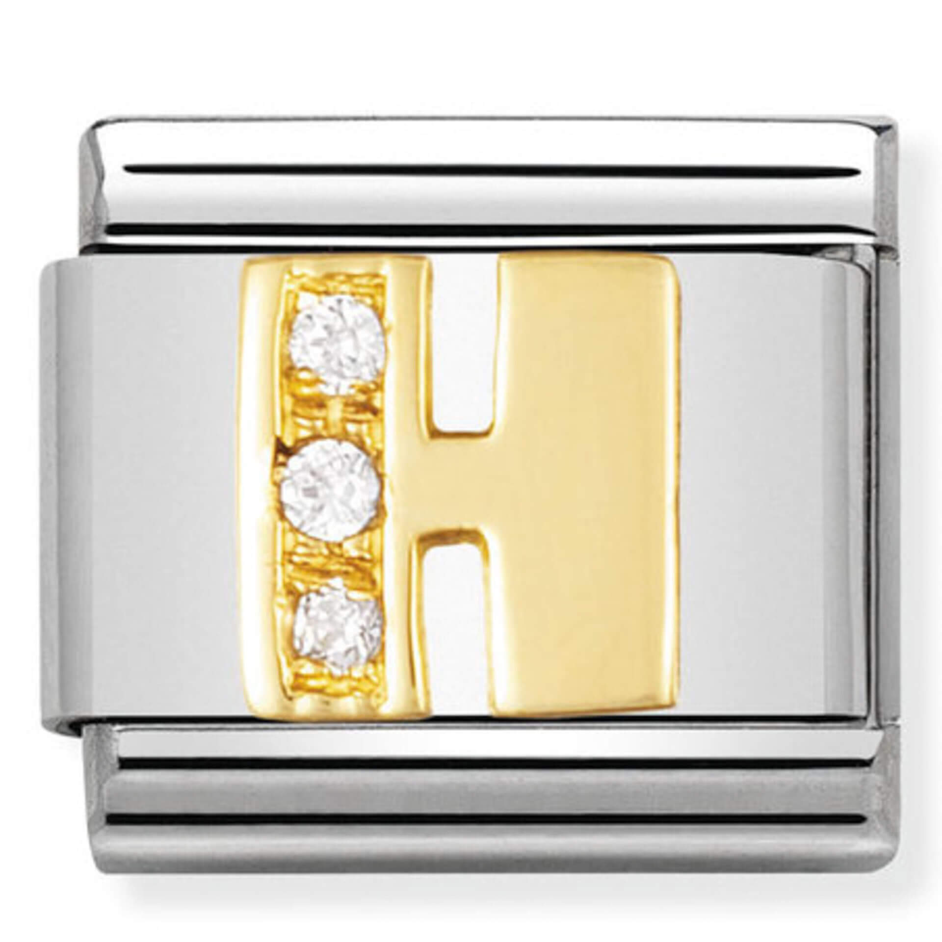 Nomination Gold Letter H