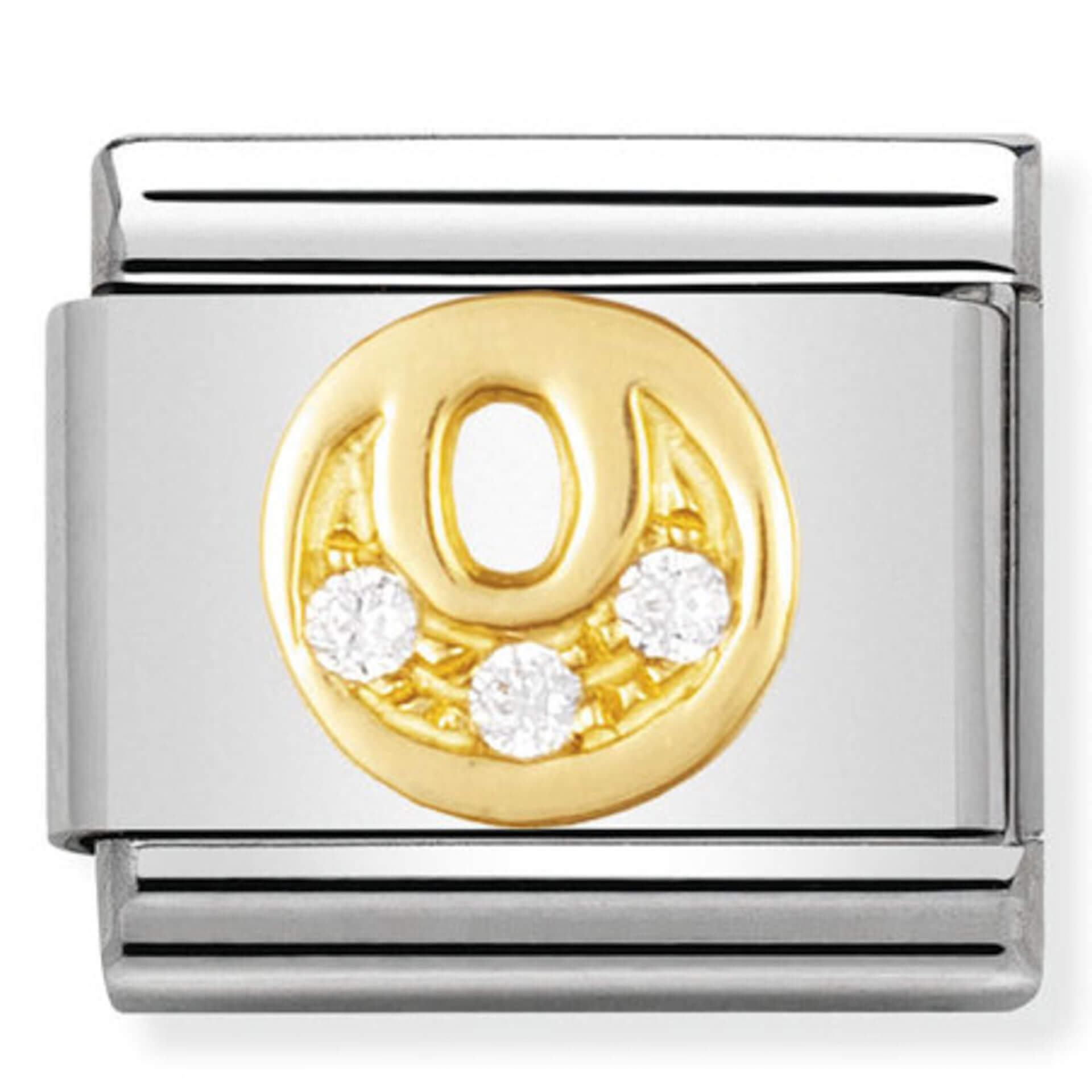 Nomination Gold Letter O