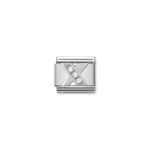 Nomination Silver Letter "X"