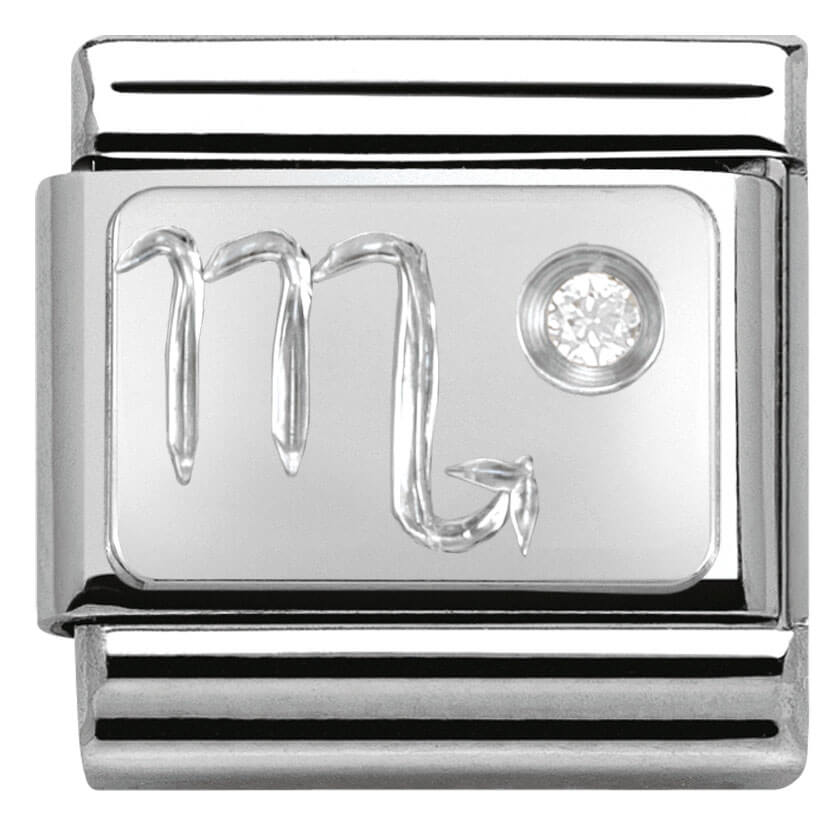 Nomination Silver Scorpio Charm