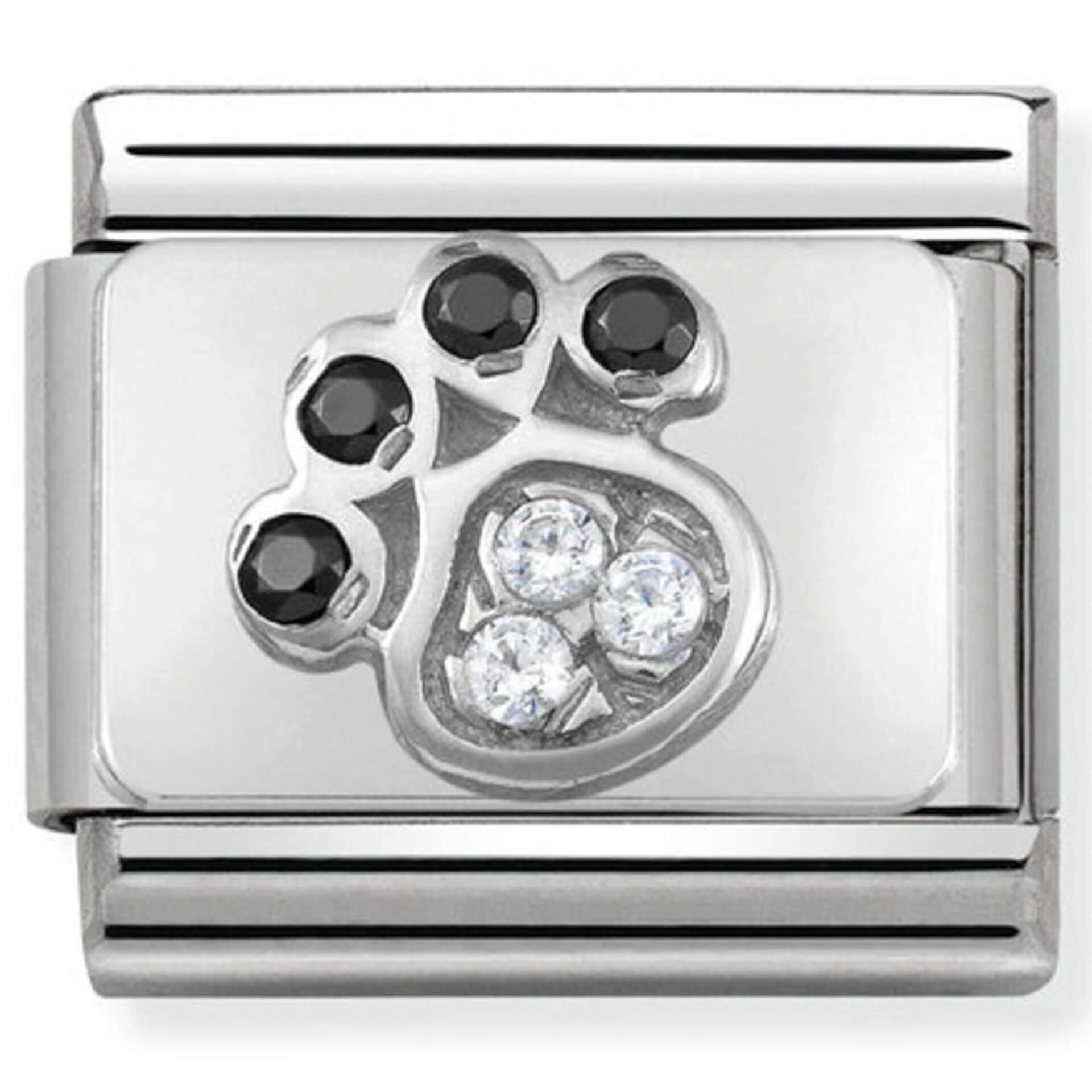 Nomination Silver CZ Paw Print