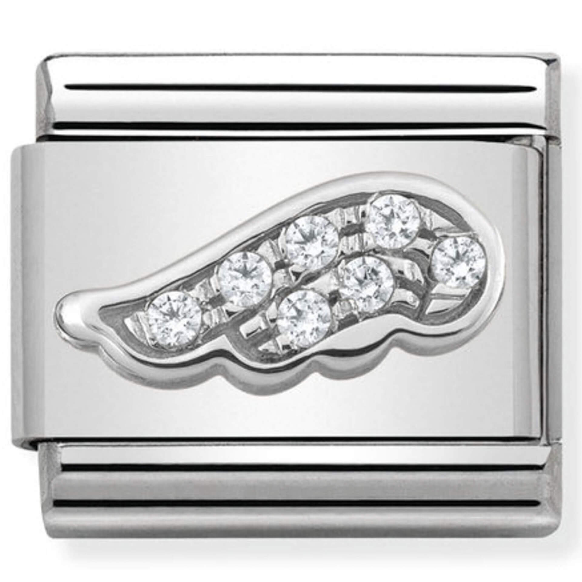 Nomination Silver CZ Wing