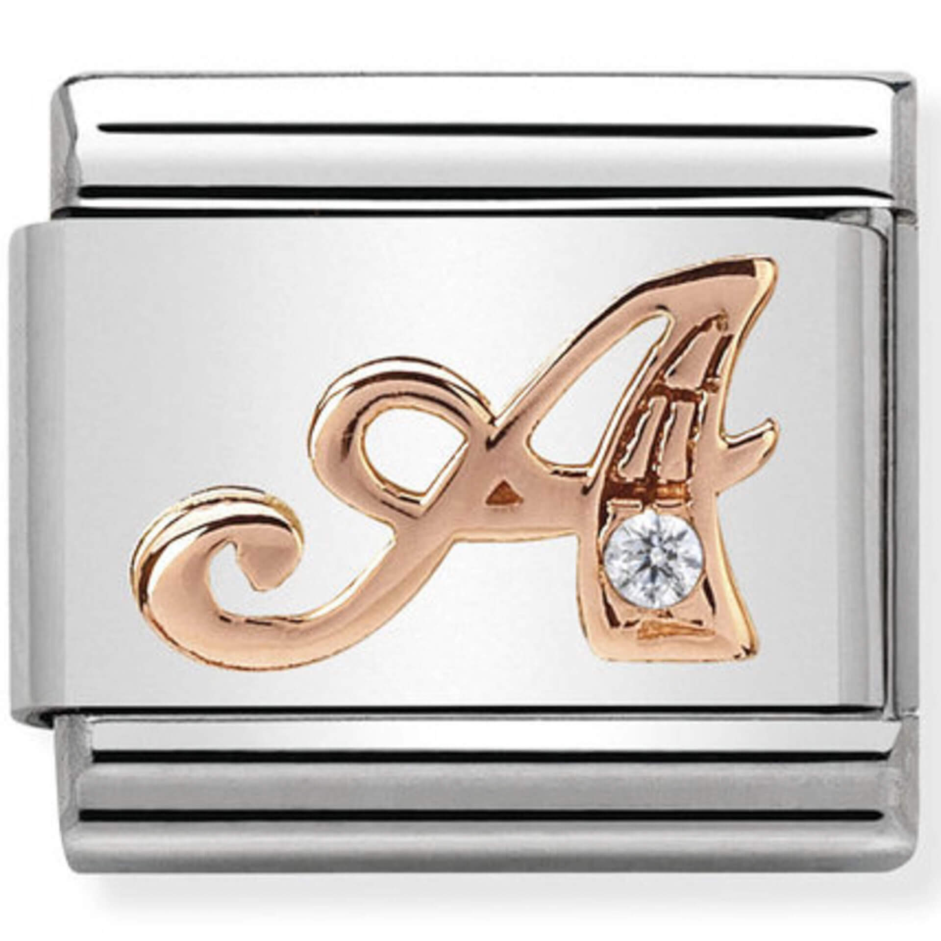 Nomination Rose Gold Letter “A”
