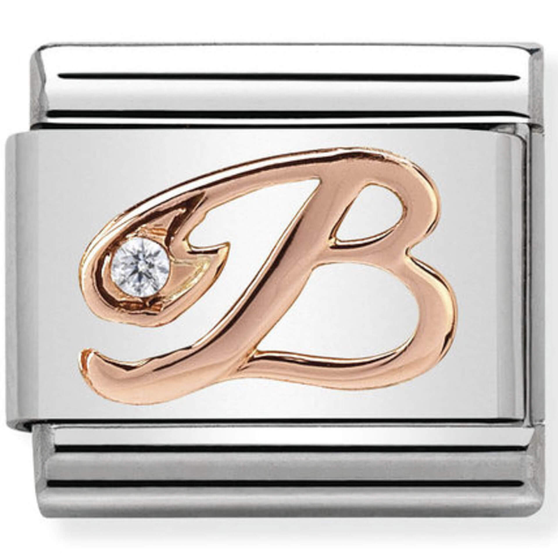 Nomination Rose Gold Letter "B"