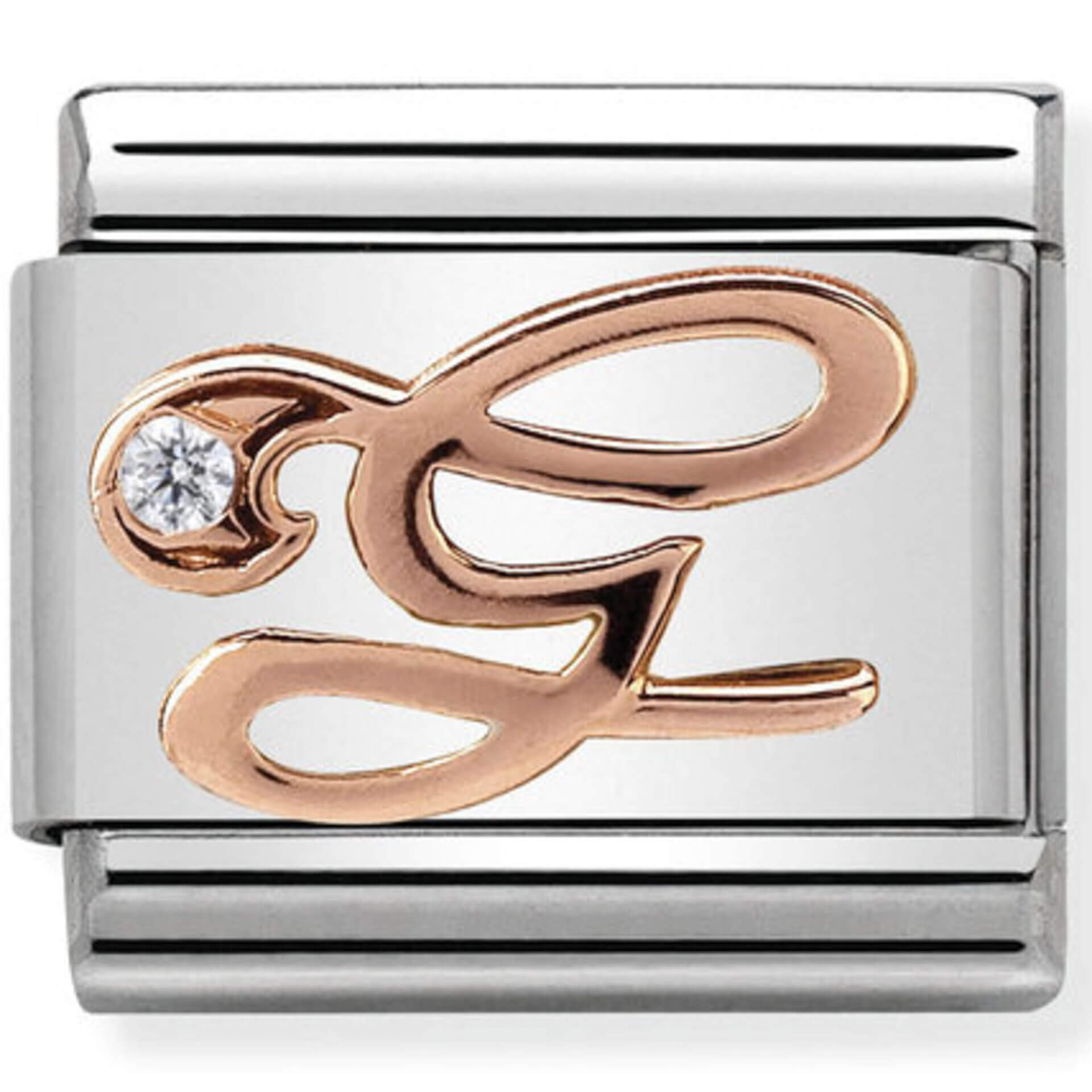 Nomination Rose Gold Letter "G"