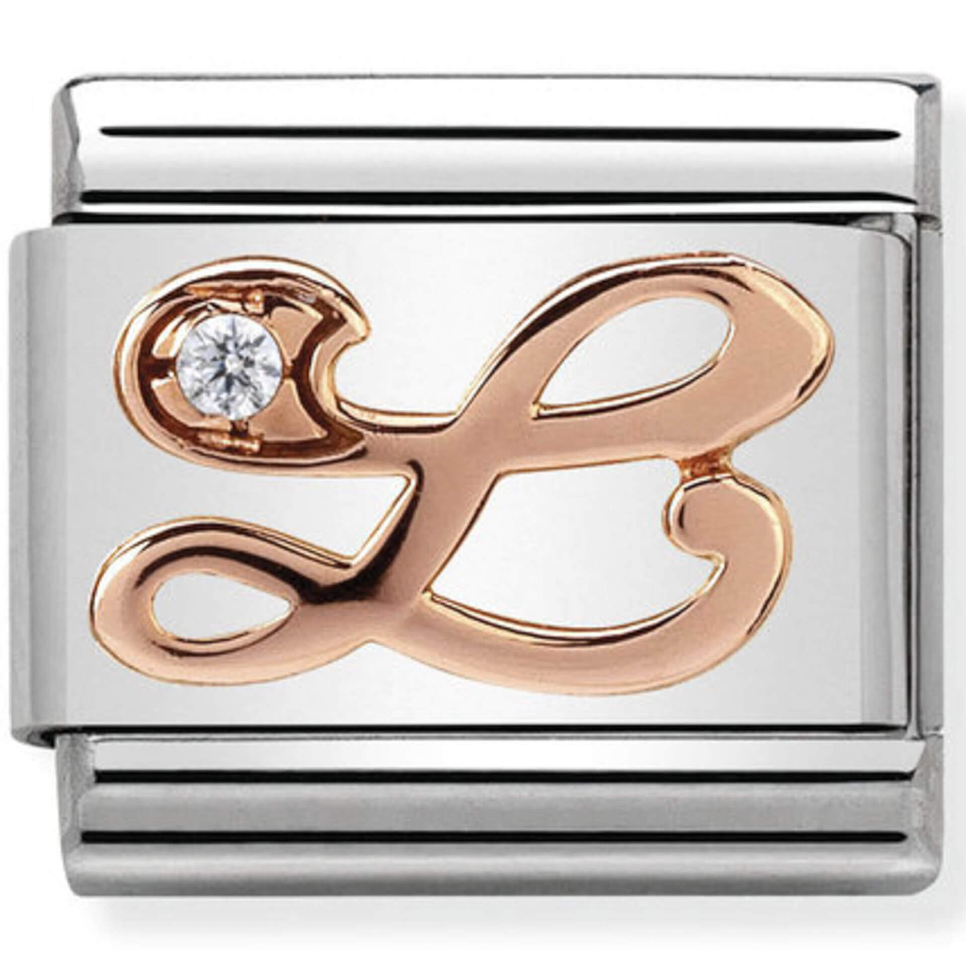 Nomination Rose Gold Letter "L"