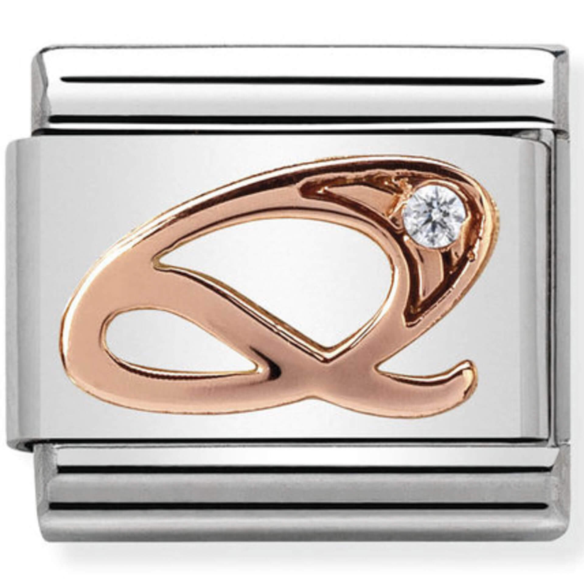 Nomination Rose Gold Letter "Q"