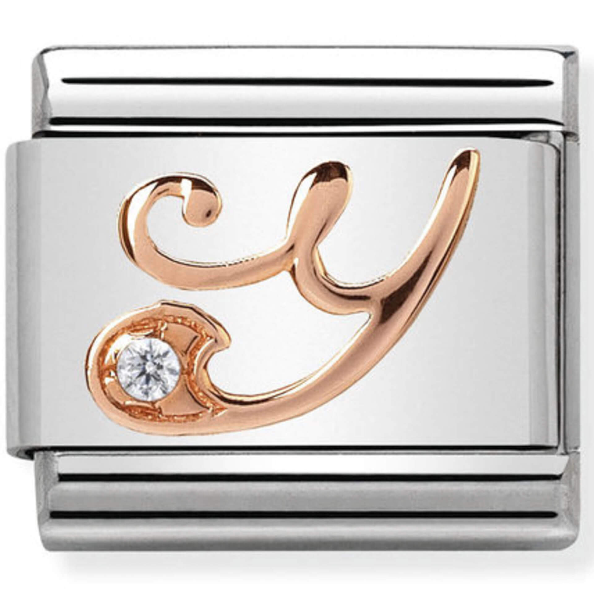 Nomination Rose Gold Letter "Y"