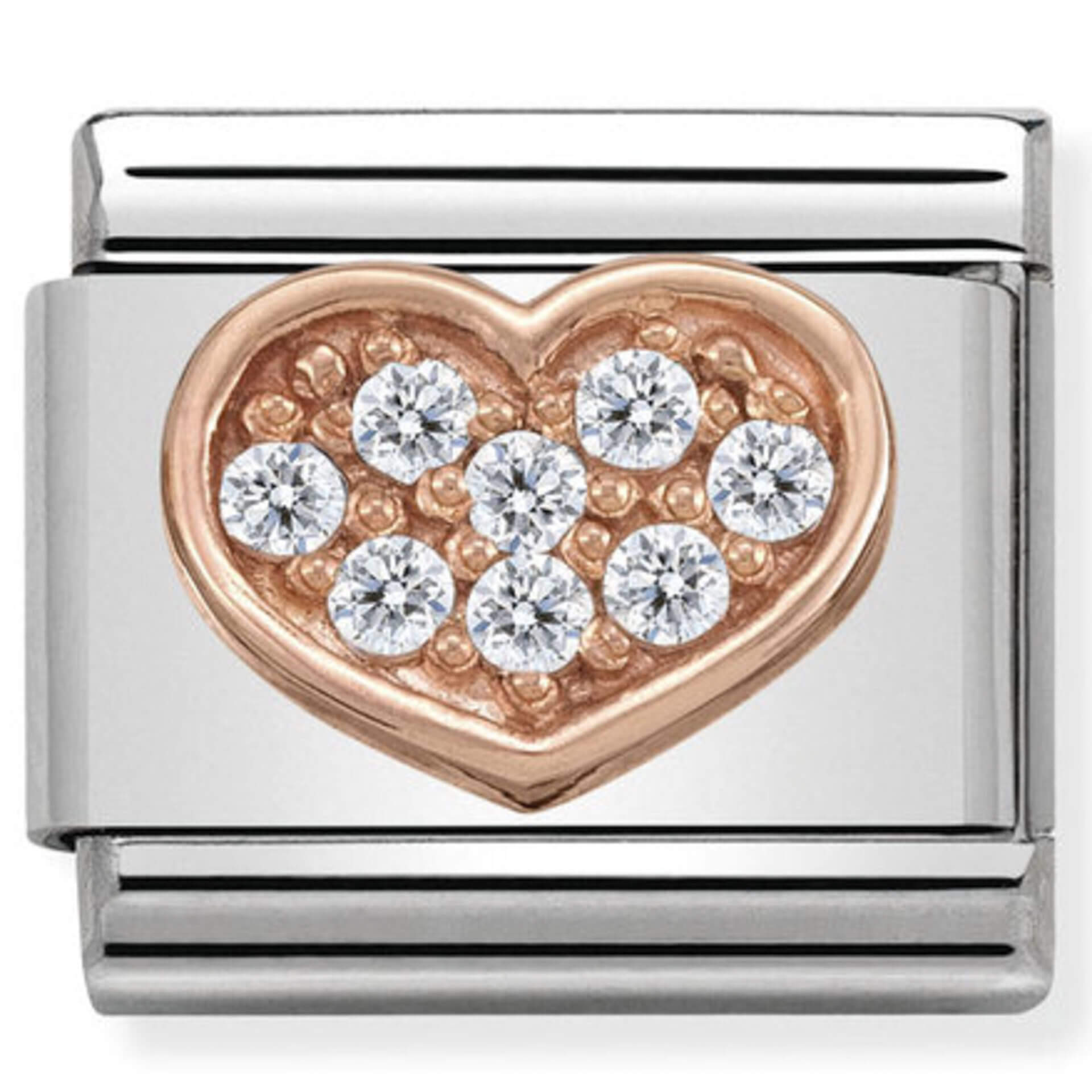 Nomination Rose Gold Heart