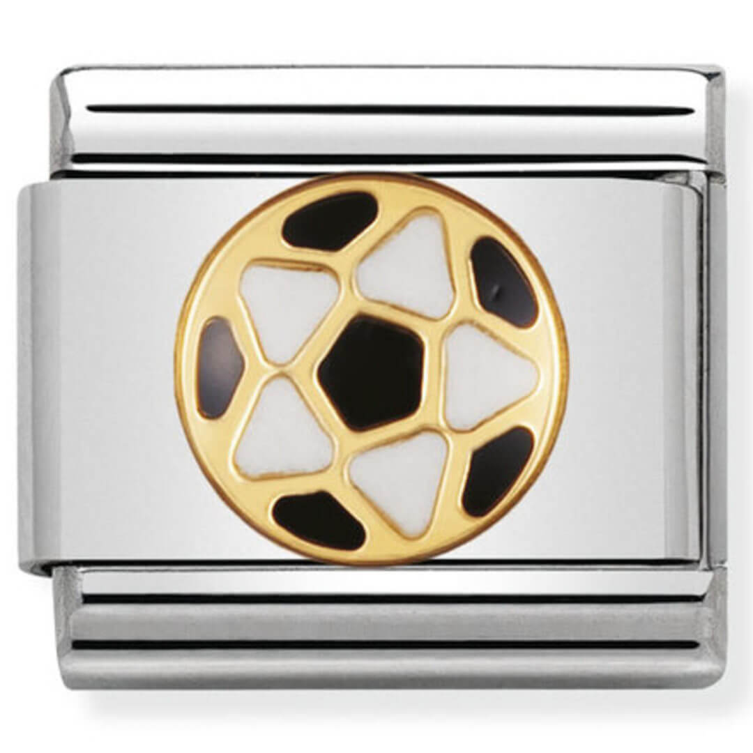 Nomination Gold Black and White Football