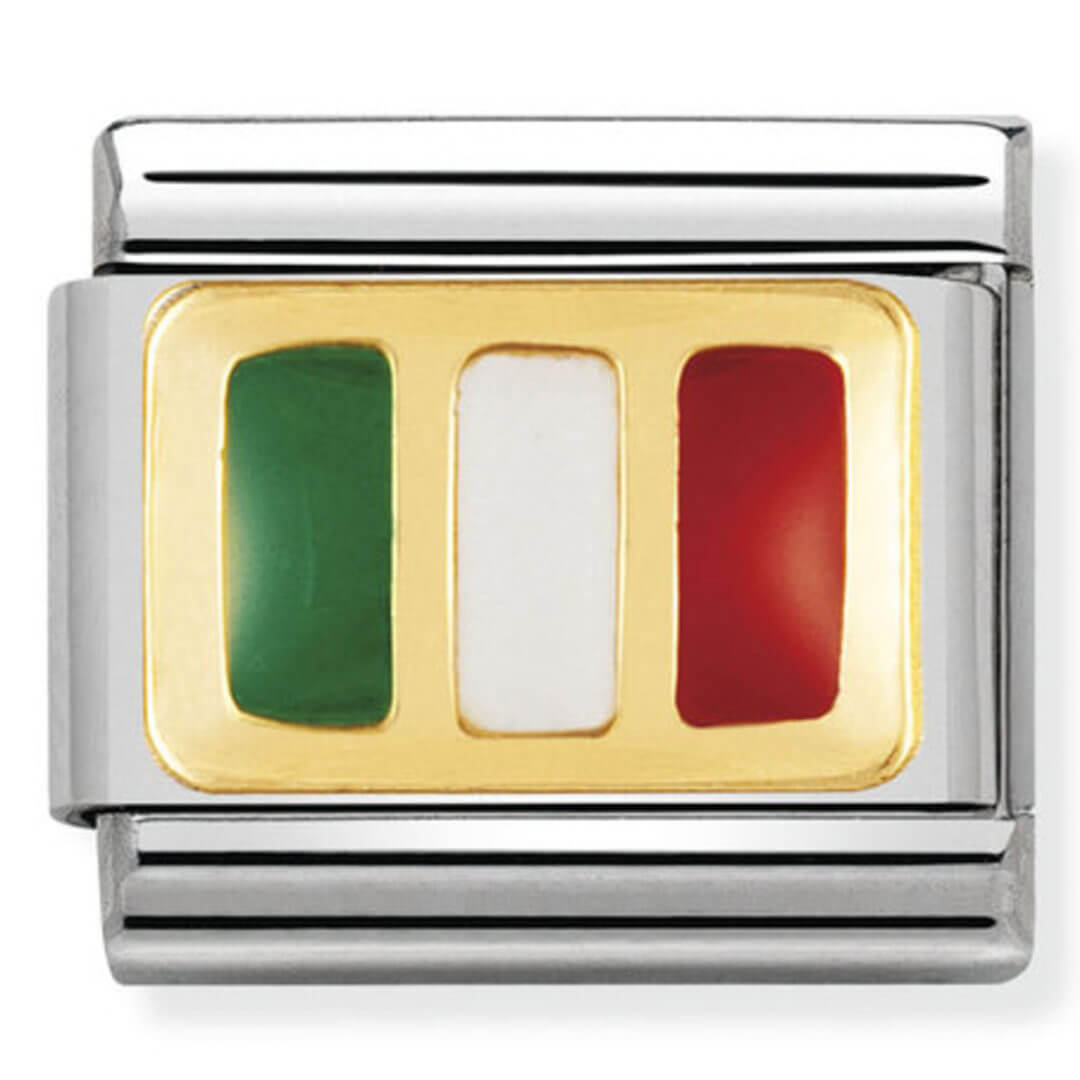 Nomination Gold Italy Flag