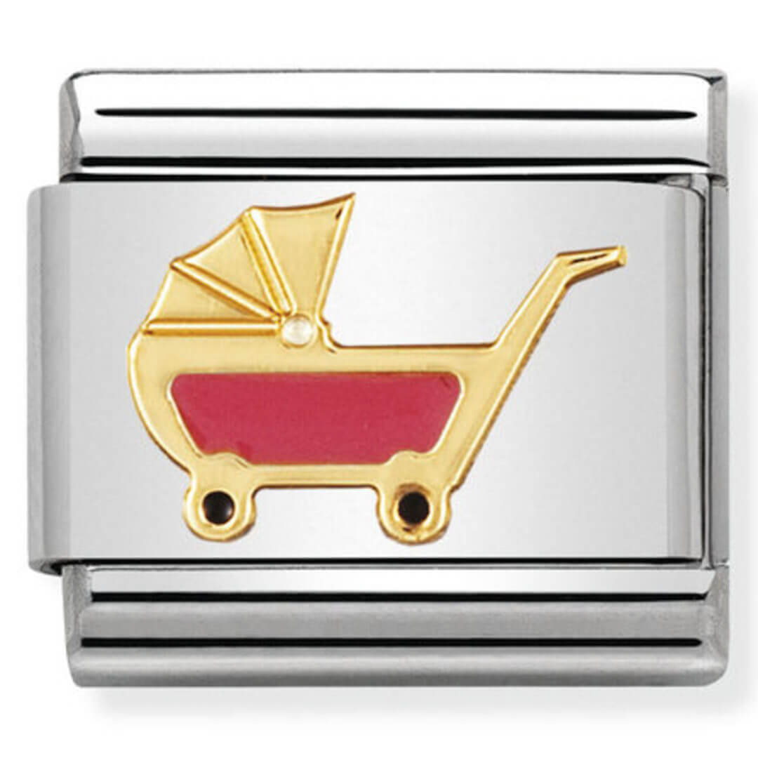 Nomination Gold Pink Baby Pram