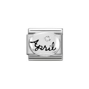 Nomination April Diamond Charm