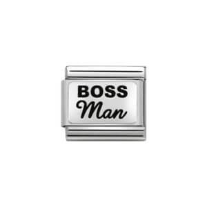 Nomination Silver Boss Man Charm