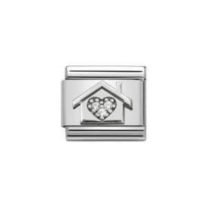 Nomination house with heart charm