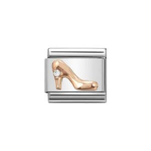 Nomination rose gold shoe charm
