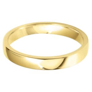 Classic Court Wedding Band - Yellow 6mm