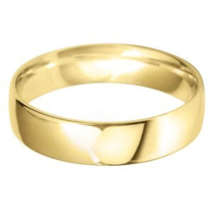 Classic Court Wedding Band - Yellow 6mm