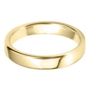 Luxury Court Wedding Band - Yellow 6mm