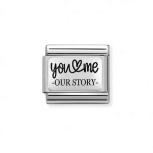 Nomination Sterling Silver You and Me Our Story