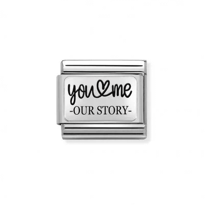 Nomination Sterling Silver You and Me Our Story