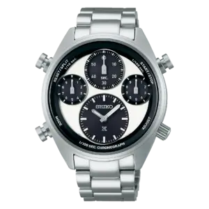 Seiko Prospex &lsquo;Panda&rsquo; One Hundredth of a Second Speedtimer Solar Chronograph