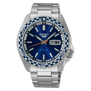 Seiko 5 Sports Petrol Blue &lsquo;Checker Flag&rsquo; Special Edition SRPK65K1