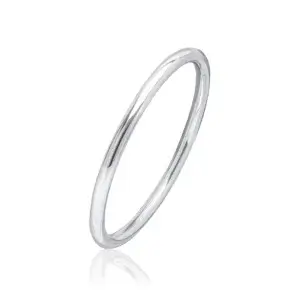 Sterling Silver Solid Round 5mm Bangle