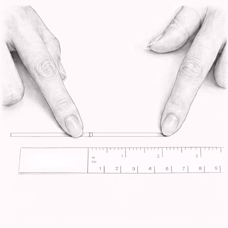 Find your UK ring size using a ring size table