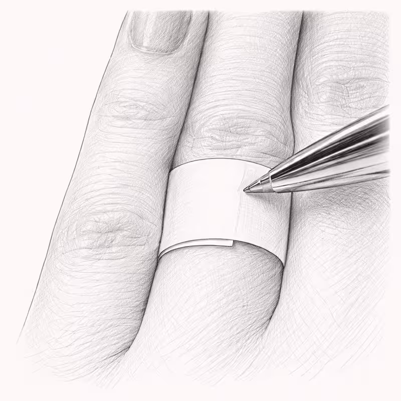 Measure the length of the paper or string