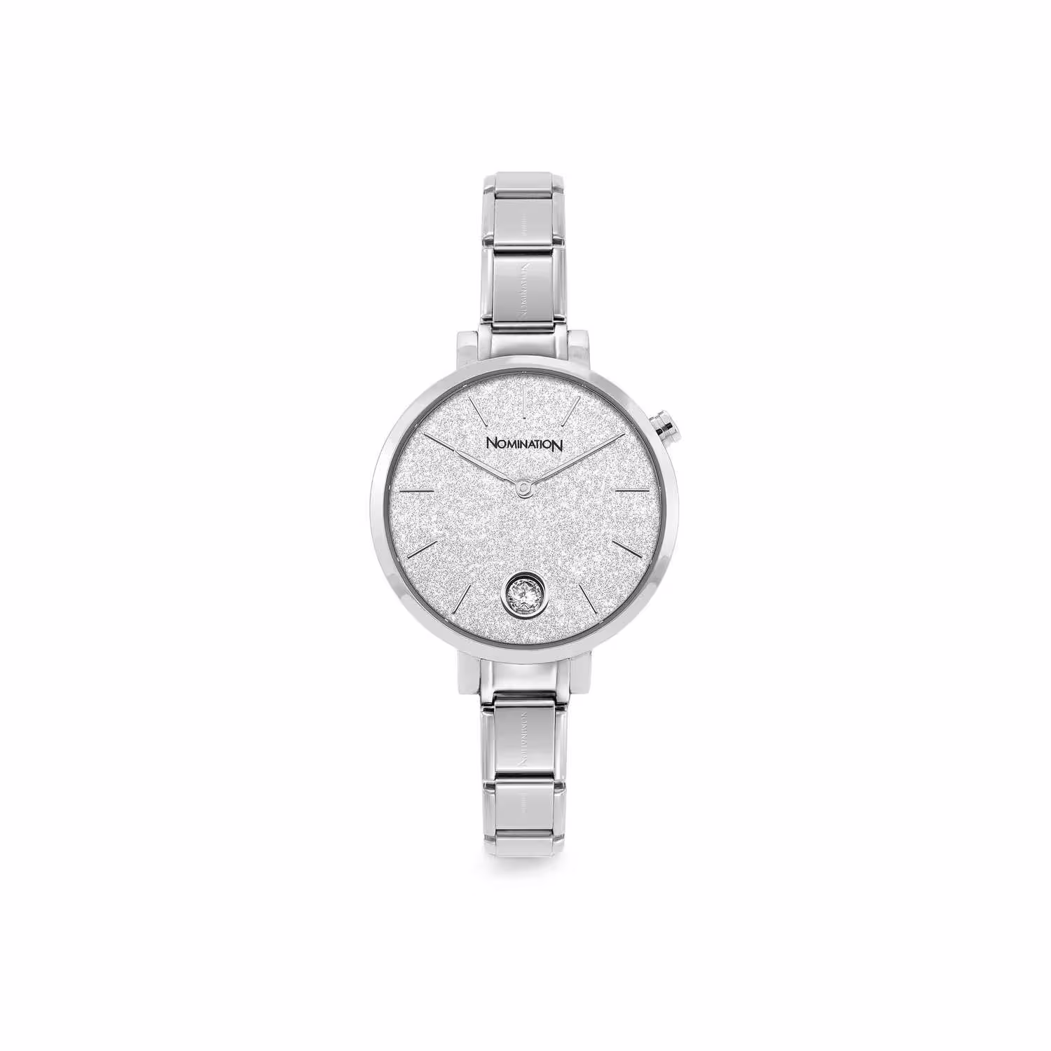 Nomination Classic Stainless Steel Composable watch Glitter CZ Dial 076033/023