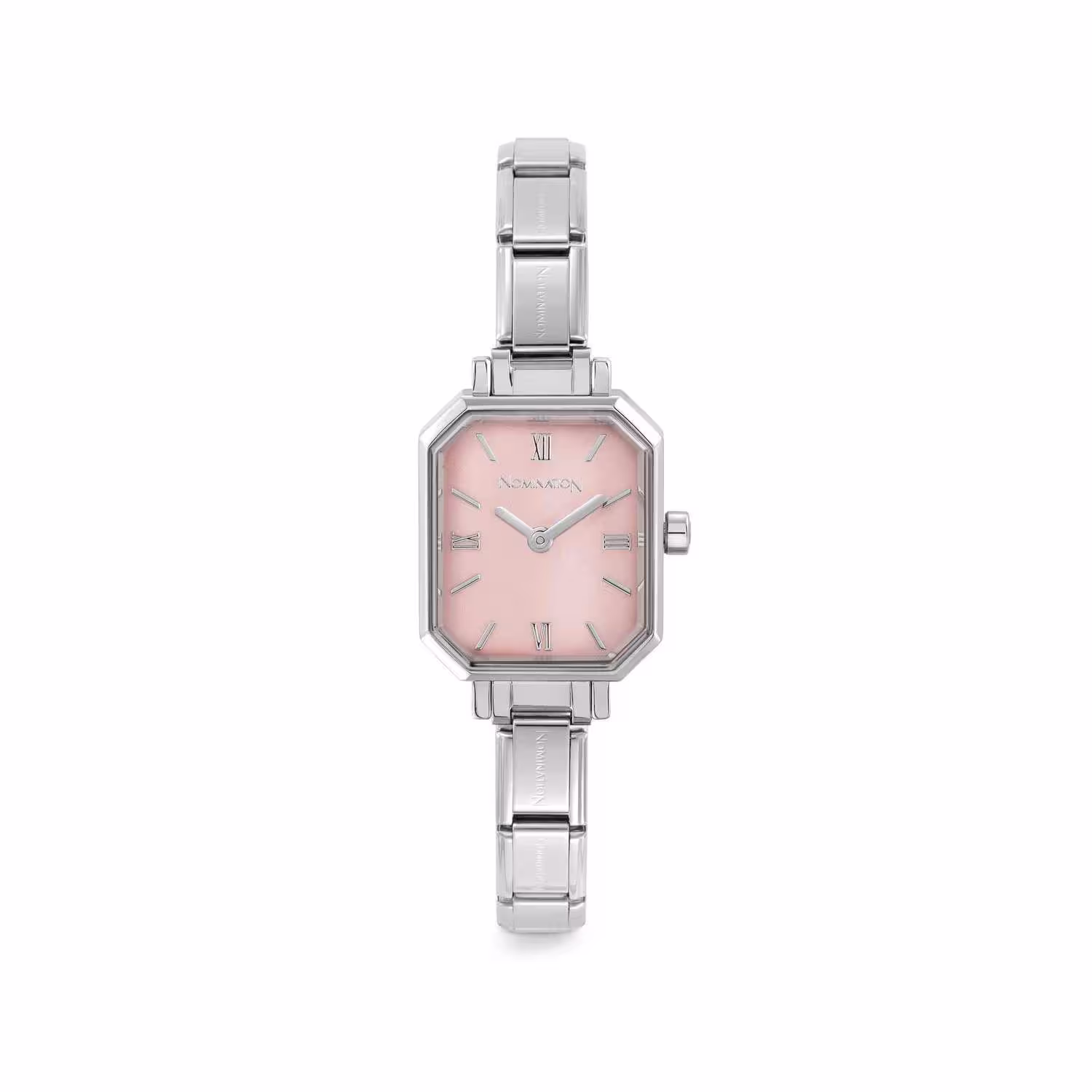 Nomination Classic Stainless Steel Time Watch, Pastel Pink 076037/033