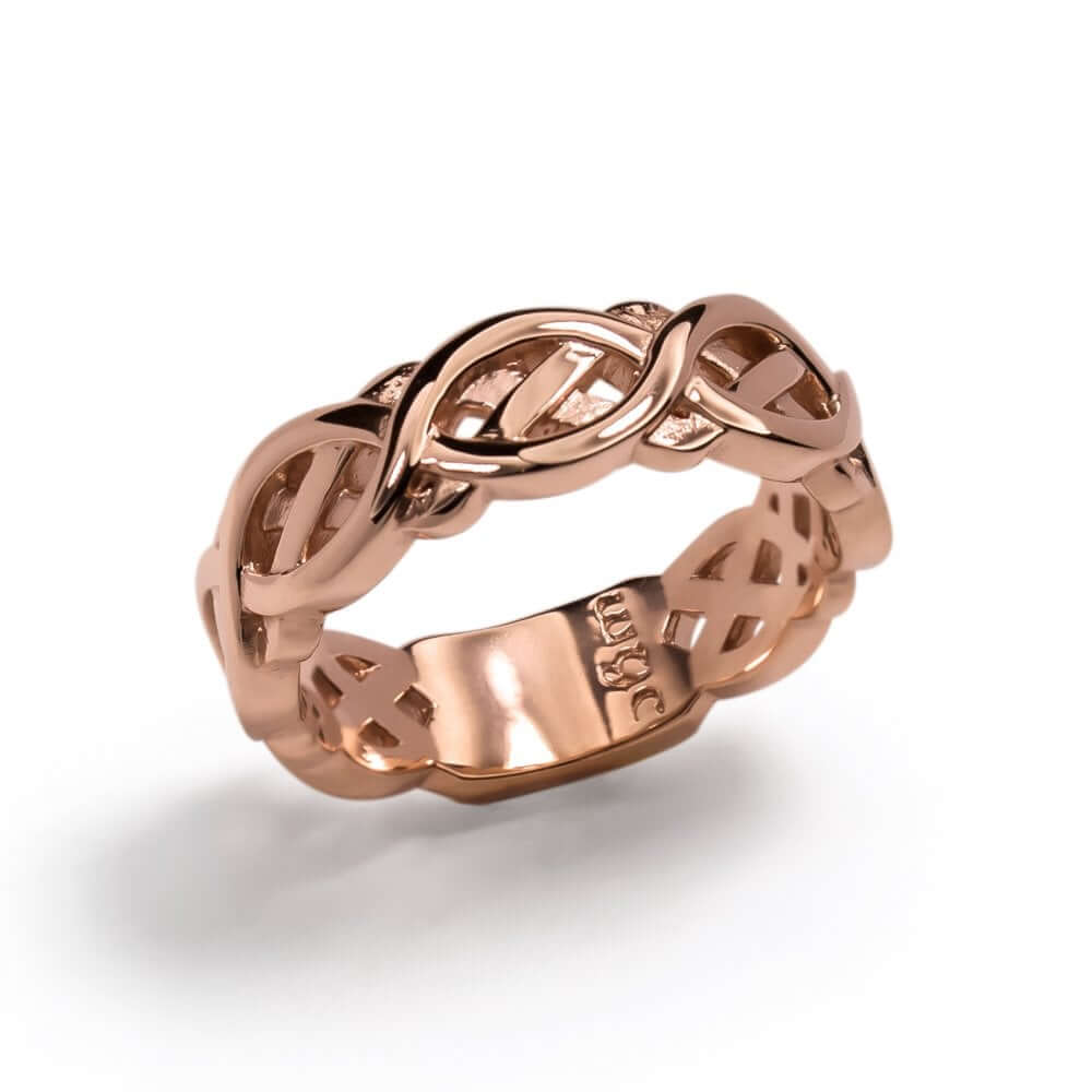 9ct Rose Gold Celtic Flow Ring