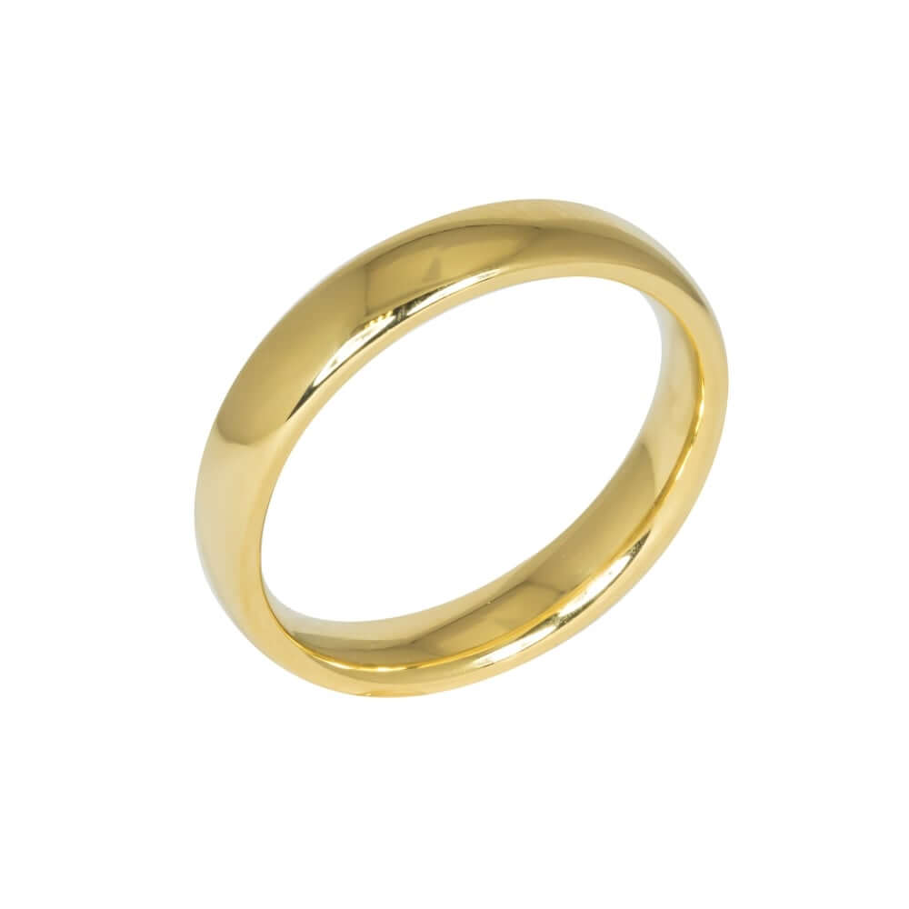 9ct Yellow Gold 4mm Addewid Wedding Ring