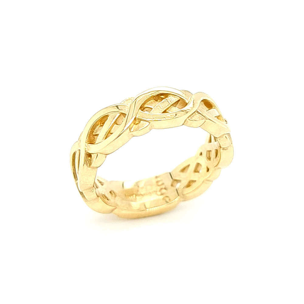 9ct Yellow Gold Celtic Flow Ring