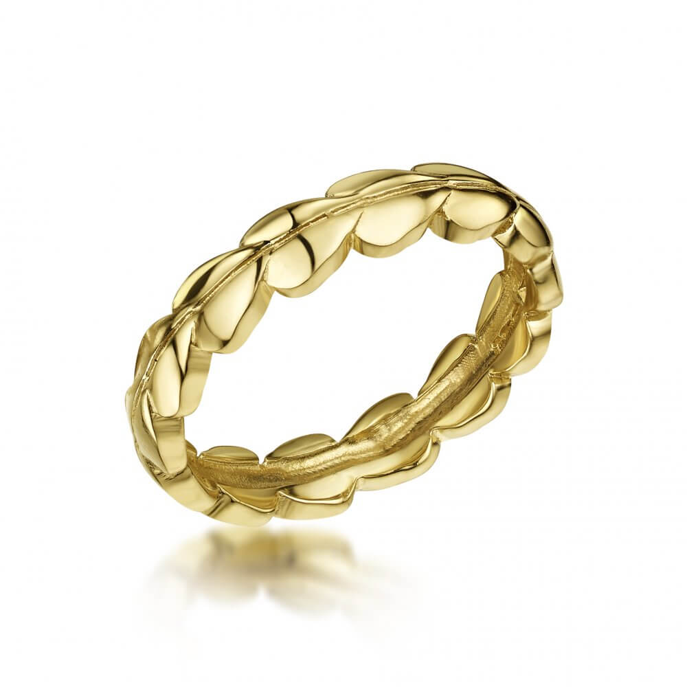 9ct Yellow Gold Eternal Ivy Ring